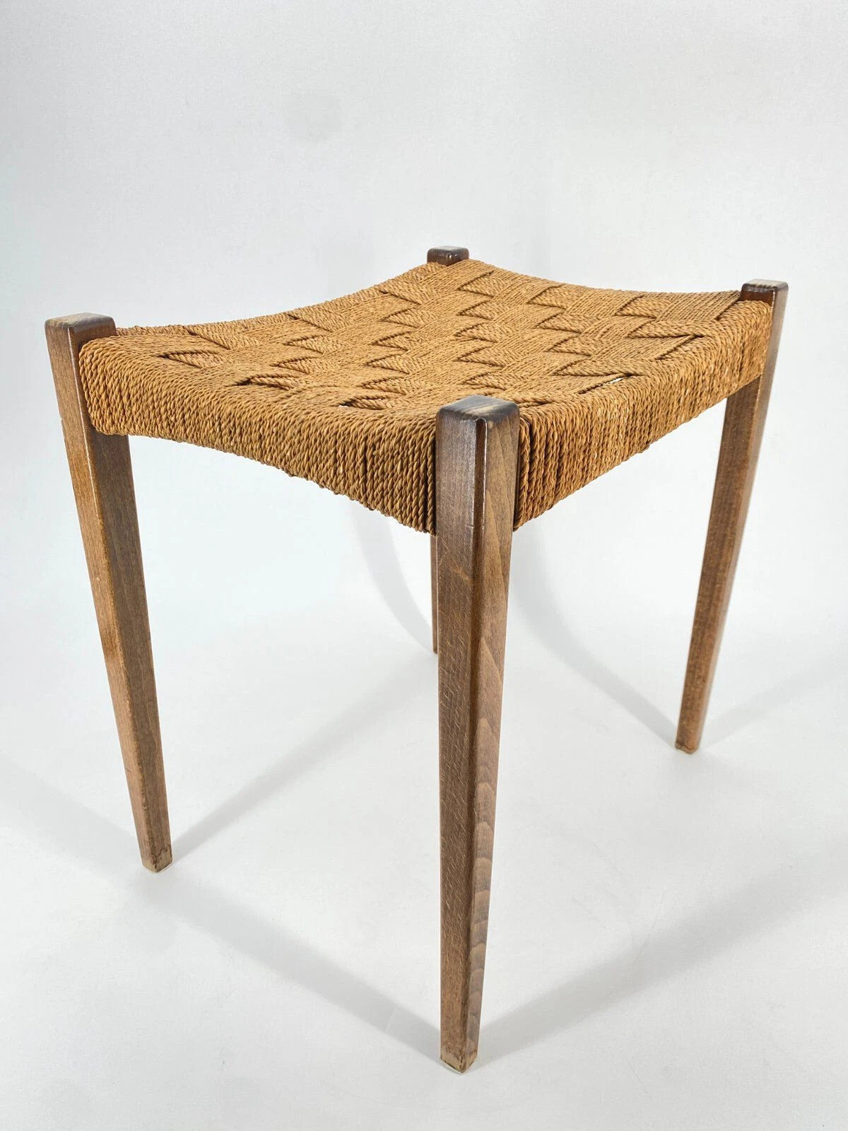 Hocker von Erich Dieckmann aus Eiche, 40er Jahre