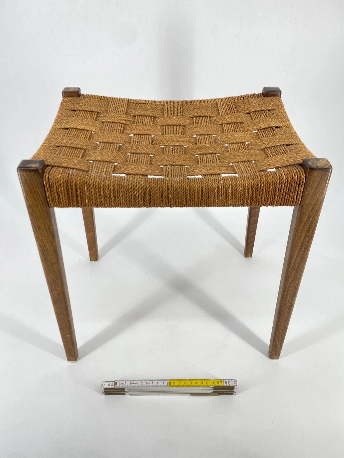 Hocker von Erich Dieckmann aus Eiche, 40er Jahre